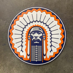 Chief Illiniwek Wood Sign