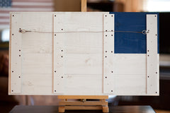 Christian wood flag, wooden wall art by Patriot Wood
