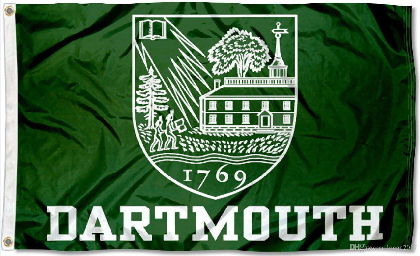 Custom Order Dartmouth Wood Flag