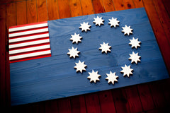 Easton wooden flag by Patriot Wood