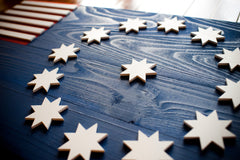 Easton wooden flag by Patriot Wood