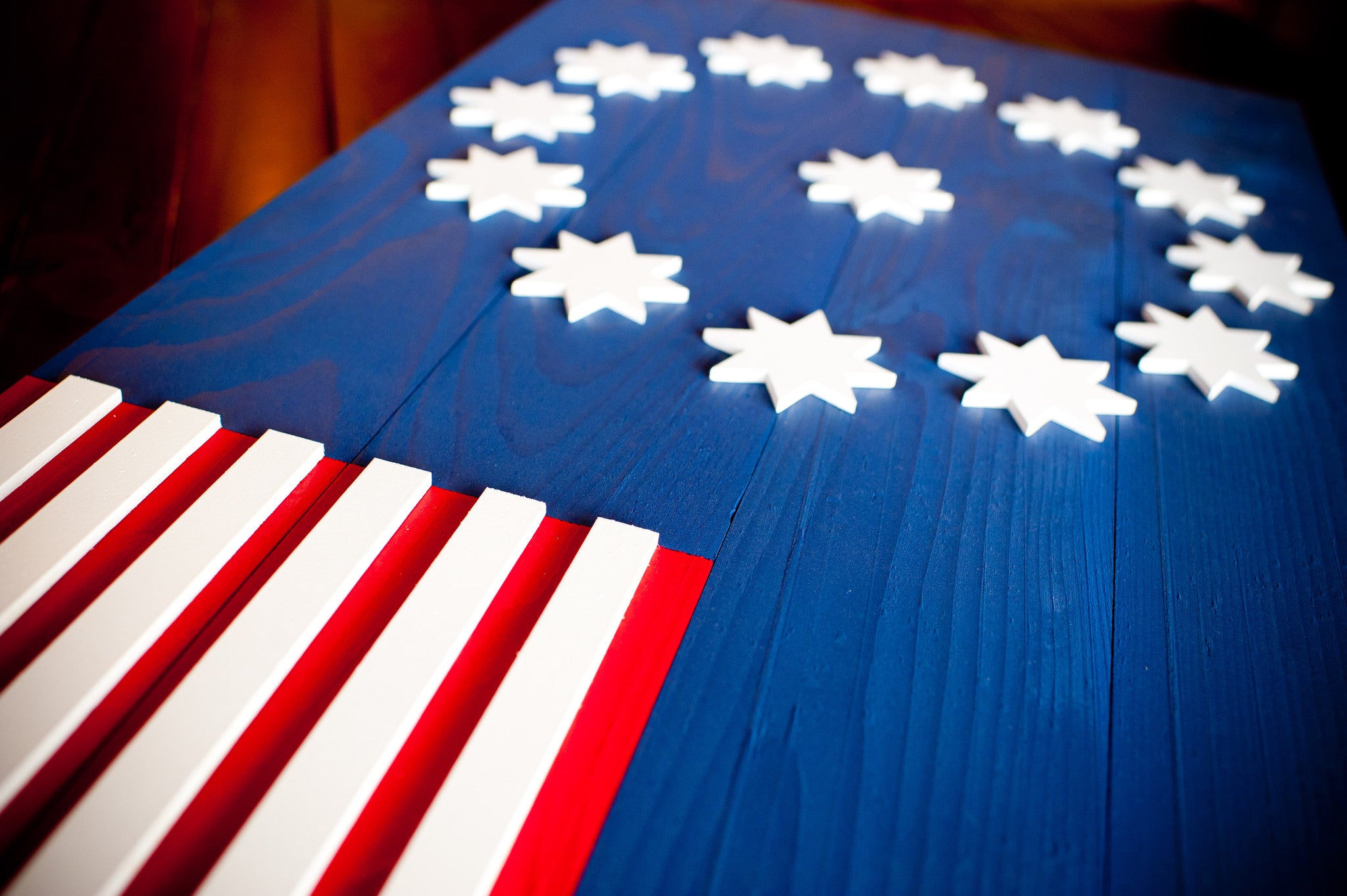 Easton wooden flag by Patriot Wood