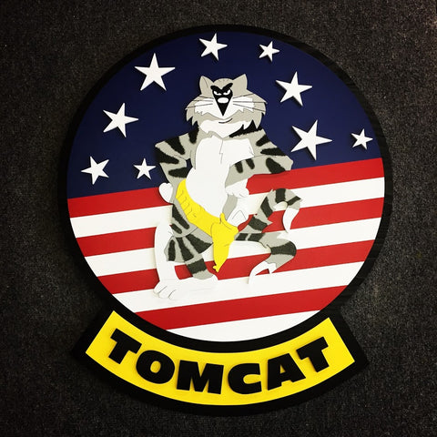 F-14 Tomcat Wood Patch Top Gun
