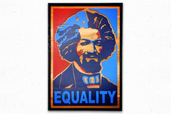 Frederick Douglass Equality Wooded Wall Art by Patriot Wood