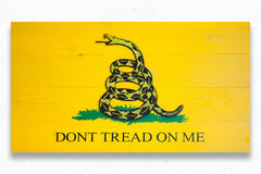 Gadsden Wood Flag, Gadsden wooden flag, wall art by Patriot Wood