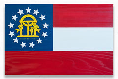 Georgia Wooden Flag by Patriot Wood