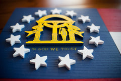 Georgia Wooden Flag by Patriot Wood