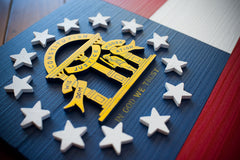 Georgia Wooden Flag by Patriot Wood