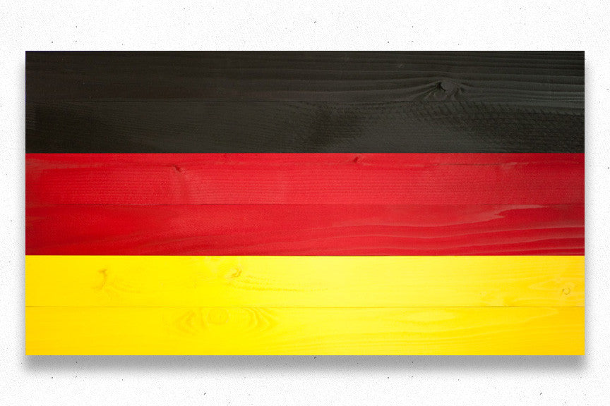 Germany wood flag, German wooden wall art by Patriot Wood