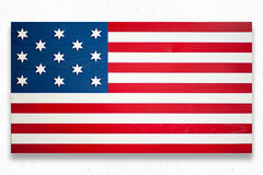 Hopkinson Wood Flag, US wooden flag, wall art by Patriot Wood