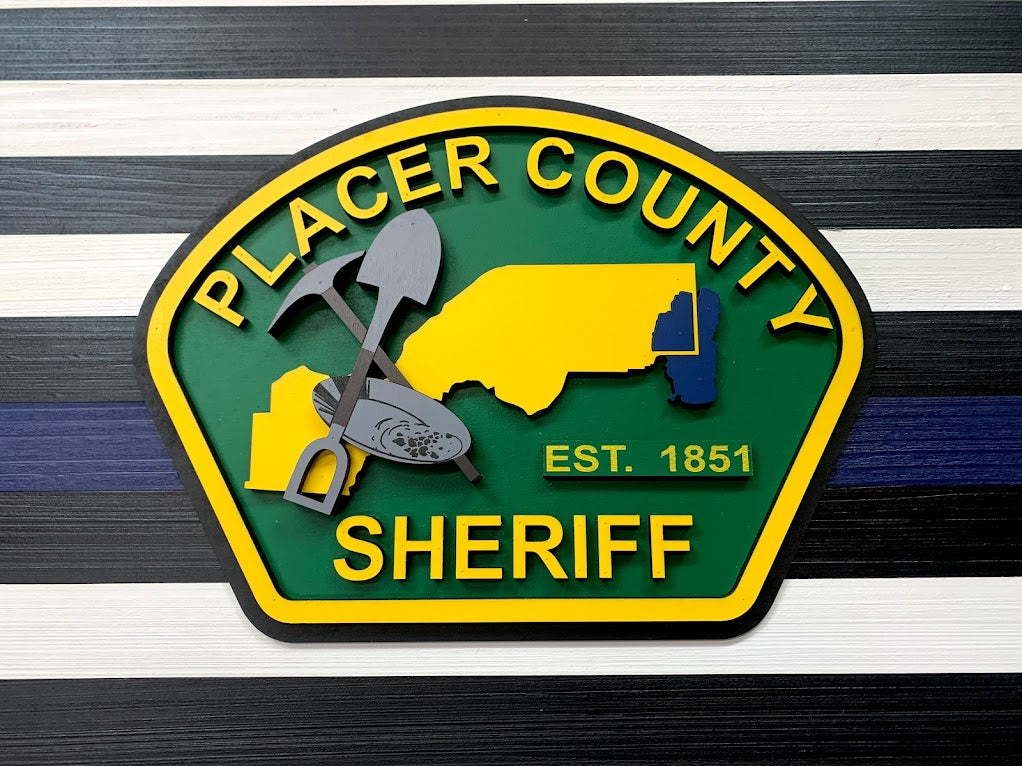 Placer County Sheriff Wood Patch