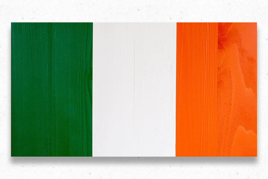 Ireland Wood Flag