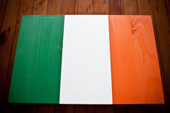 Ireland Wood Flag