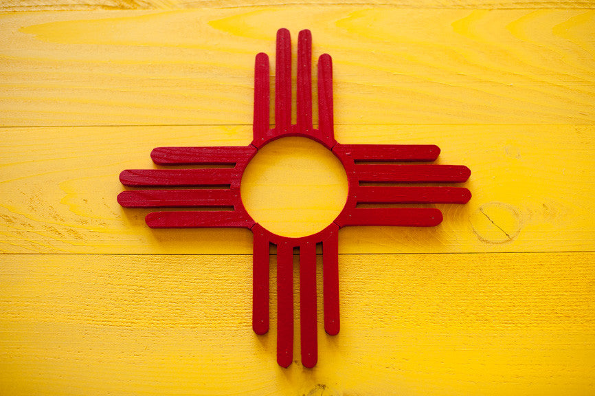 New Mexico Wood Flag