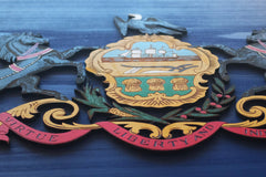 Pennsylvania Wood Flag handmade by Patriot Wood