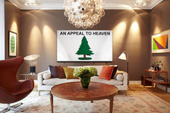 Pine Tree Wood Flag, Pine Tree wooden flag by Patriot Wood
