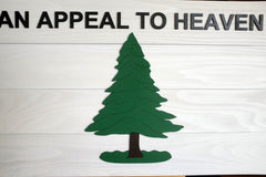 Pine Tree Wood Flag