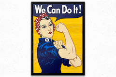 Rosie the Riveter Wooden Wall Art by Patriot Wood