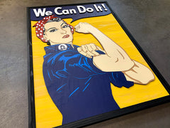Rosie the Riveter Wooden Wall Art by Patriot Wood