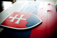 Slovakia Wood Flag