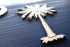 South Carolina Wood Flag