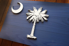 South Carolina Wood Flag