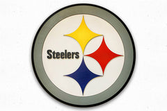 Custom Pittsburgh Steelers Wooden Logo by Patriot Wood