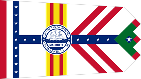 City of Tampa Wood Flag