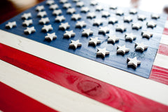 American wood flag, US wooden flags by Patriot Wood