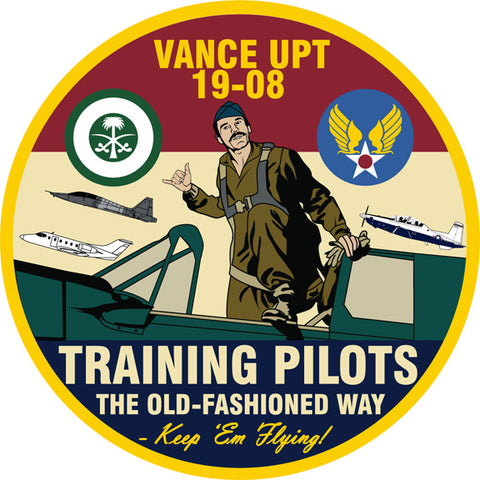 USAF Pilot Class 19-08 Custom Wood Patch