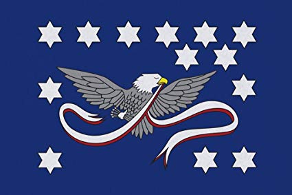 Whiskey Rebellion Wood Flag
