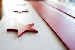 Washington DC Wooden Flag by Patriot Wood