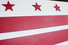 Washington DC Wooden Flag by Patriot Wood