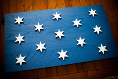 Washington Headquarters Wooden Flag by Patriot Wood