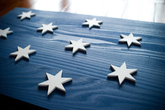 Washington Headquarters Wooden Flag by Patriot Wood