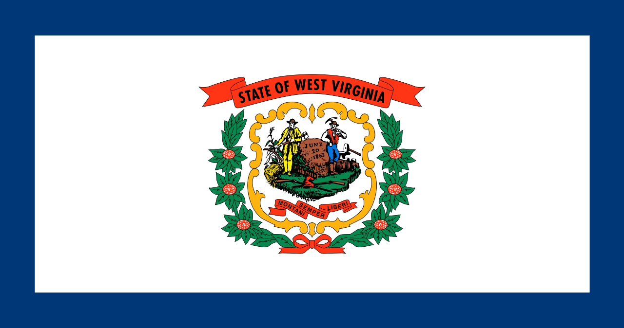West Virginia Wood Flag
