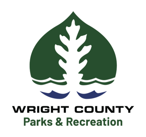 Wright County Parks & Recreation Wood Logo