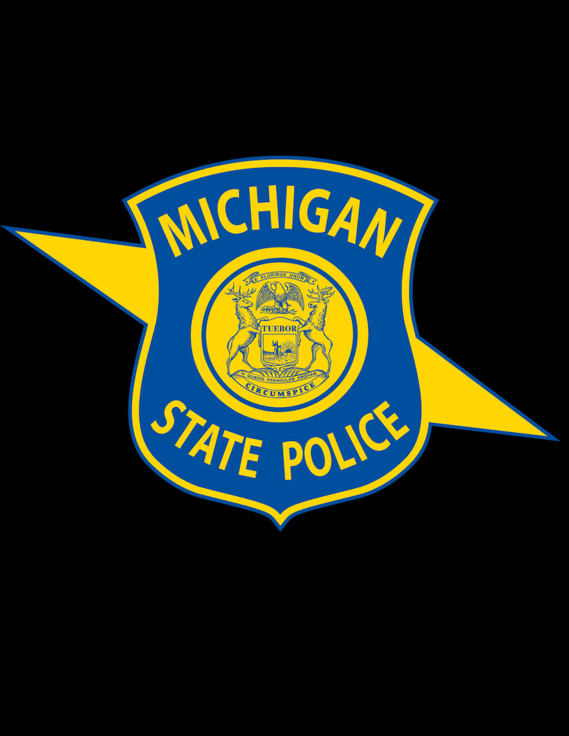 Michigan State Police Wood Patch